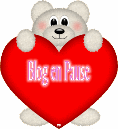 image pour Blog en pause avec ours et Coeur