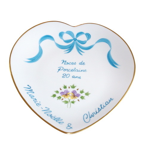 Assiette Coeur Personnalisée