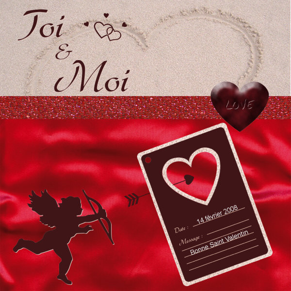 TOI ET MOI...Coeur pour la Saint Valentin