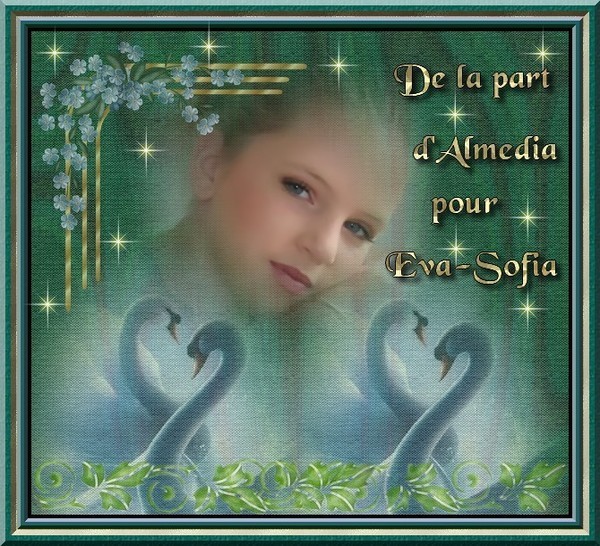 Merci ALMEDIA pour ce défi de Cado pour EVA-SOFIA