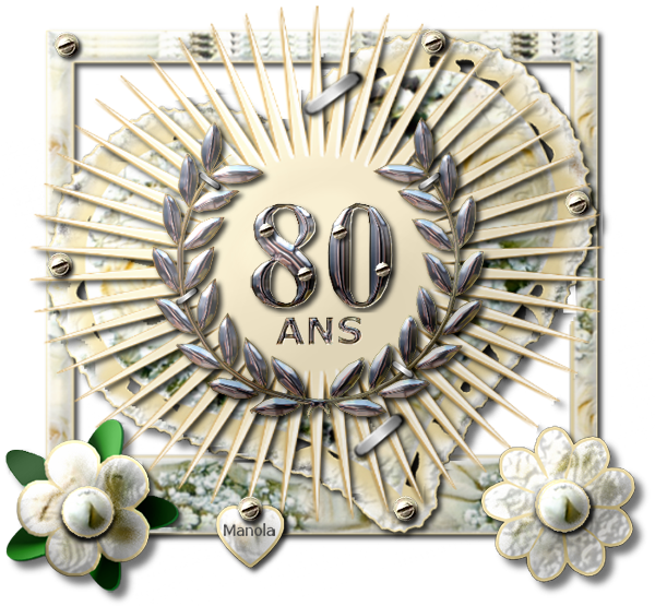 Carte Anniversaire pour les 80 ans de mon papa