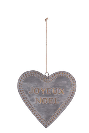 NOEL. un joli coeur a suspendre pour un joyeux noël