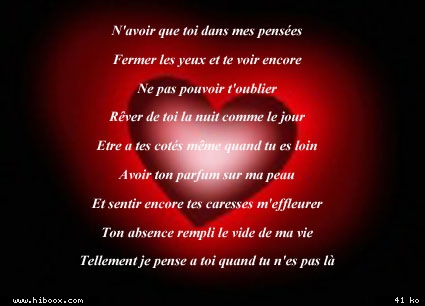 MESSAGE D'AMOUR