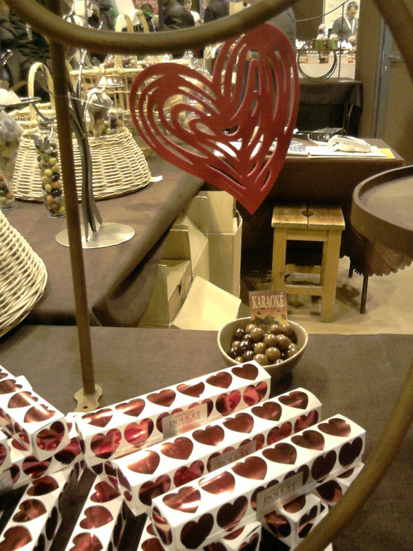 Coeur gourmand pris au salon du chocolat