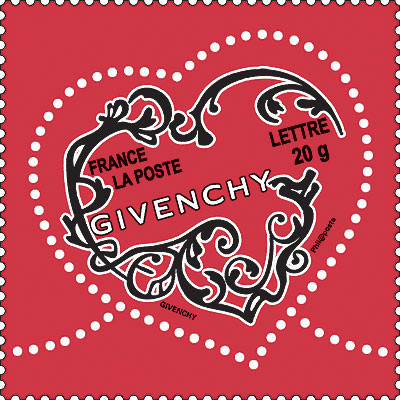 Joli timbre-coeur Givenchy