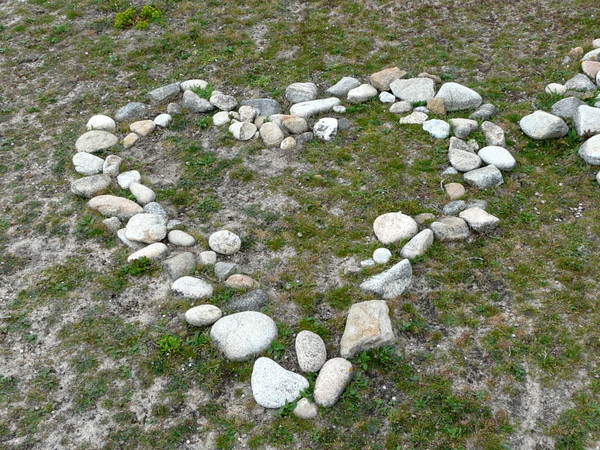 coeur nature . un coeur de pierre