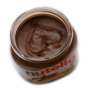 Gourmand.Pot de nutella que j'offre a mon amie MISS