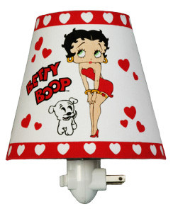 Objet avec Betty-Boop et coeurs