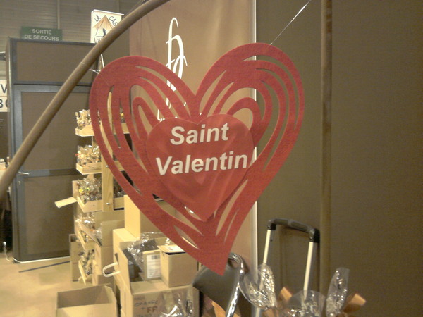 Coeur Saint Valentin pris au salon du chocolat