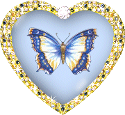 dans un joli petit coeur un beau papillon