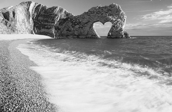 Coeur nature. Une plage secrète pour les amoureux!!