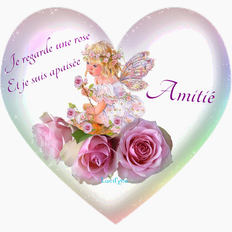 Image result for rose d'amitié et coeur