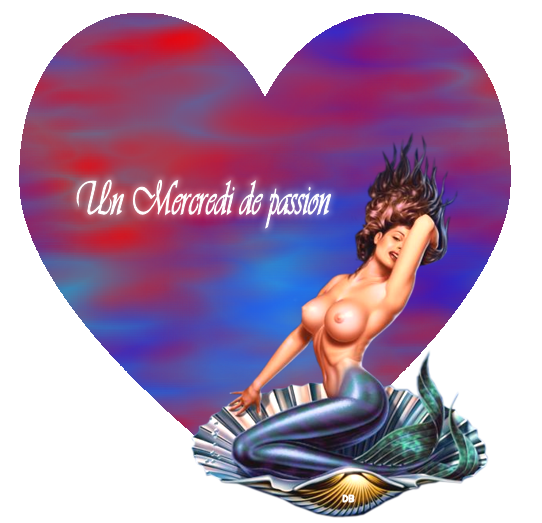 BON MERCREDI dans coeur avec une superbe sirene