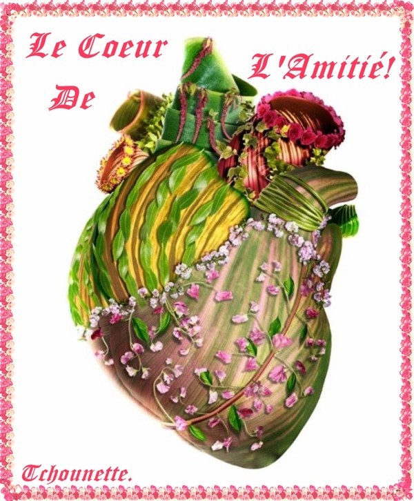 Le Coeur de l'amitié offert par TCHOUNETTE