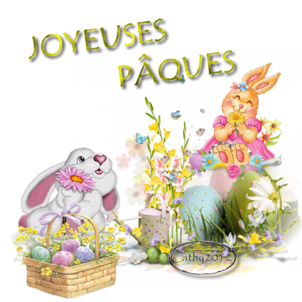 JOYEUSES PÂQUES Offert par CATHY (kathania)