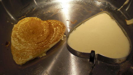 Coeur Gourmand. des pancakes