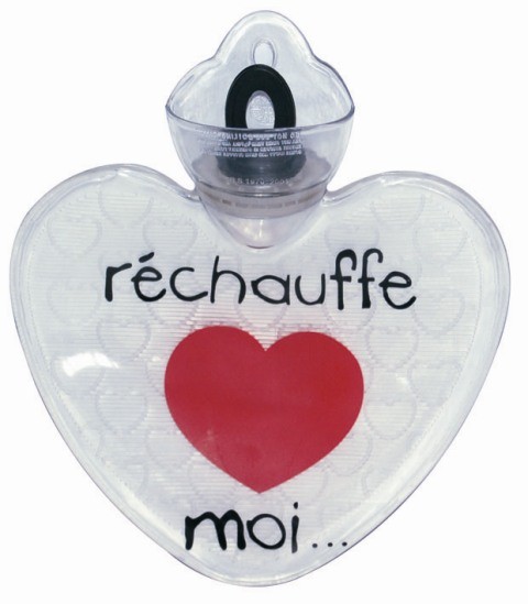 Bouillotte Coeur "rechauffe moi"