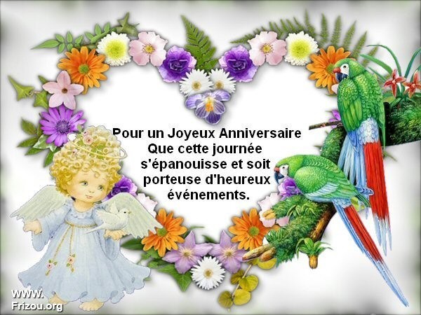 merci CHRISTIANE pour ce joli coeur d'Anniversaire 