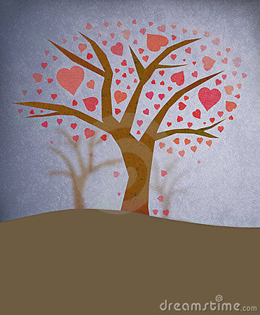 arbre et coeur