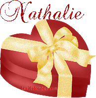 Prénom NATHALIE (3) Coeur Cadeau