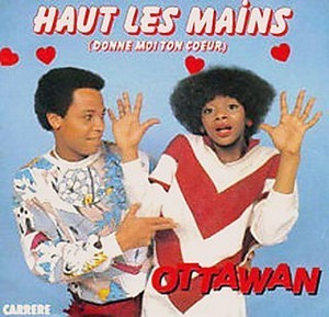 Pochette de musique avec coeur. OTTAWAN