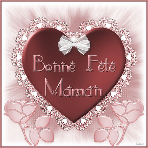 un tres joli coeur pour la fête des mamans