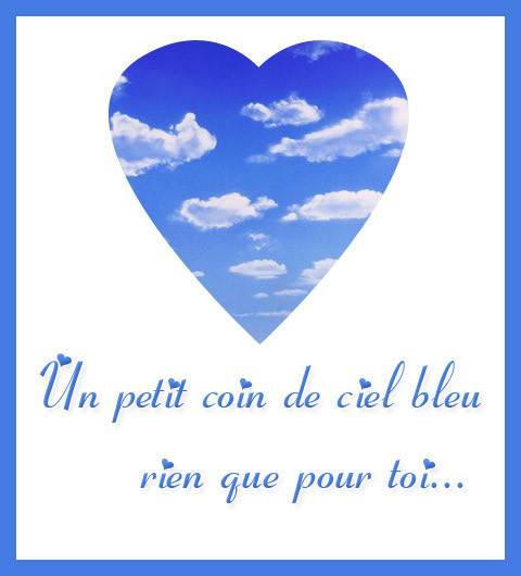 joli coeur de ciel avec texte offert par EVA-SOFIA