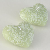 jolies bougies vert pastel