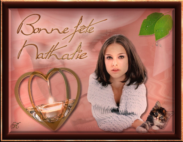 BONNE FÊTE a NATHALIE le 27 juillet