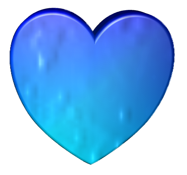 joli coeur bleu