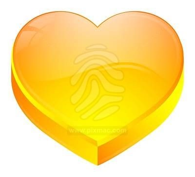 Grand Coeur jaune