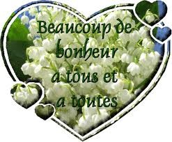 un coeur de muguet trouvé pour vous