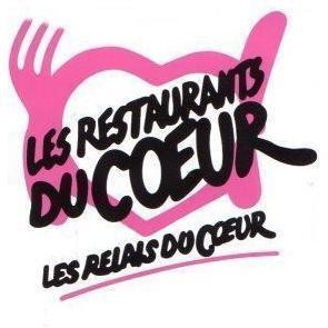 LOGO coeur de l'association "les restaurants du coeur"