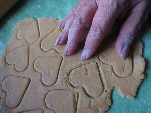 A faire: des Coeurs en pâte sablé