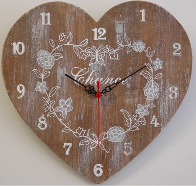 HORLOGE COEUR MURALE