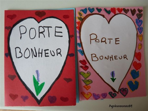 BRICOLAGE. Une jolie carte-Coeur pour fêter le 1er mai