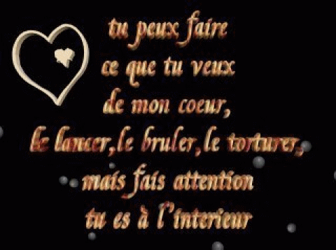 Message et coeur